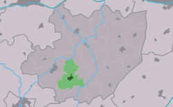 Location in Littenseradiel municipality