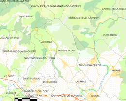 Montpeyroux - Localizazion