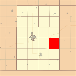 Map highlighting Sherman Township, Gage County, Nebraska.svg