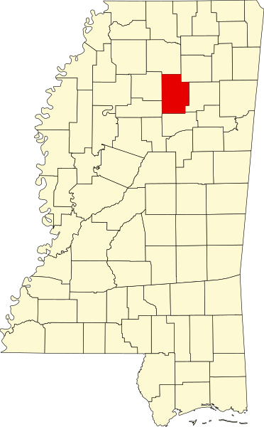 File:Map of Mississippi highlighting Calhoun County.svg