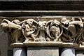 * Nomination Little devil writing down „Peccata populi“ in the cornice at the porch of Maria Laach abbey church -- Spurzem 12:44, 25 July 2017 (UTC) * Promotion Maybe something on the dark side above, but good for me.--Famberhorst 17:09, 25 July 2017 (UTC)