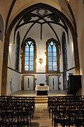 La iglesia de San Martín en la pared, bóveda horcajada, Ciudad Vieja, Praga