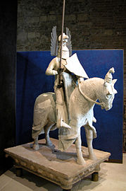 La statue équestre de Mastino II,transféré au Castelvecchio