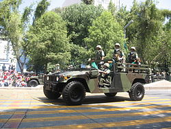 Mexican army jeep