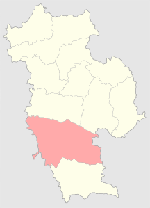 Рогачёвский уезд на карте