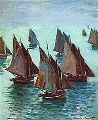 Fishing Boats, Calm Sea Monet - fishing-boats-calm-sea.jpg