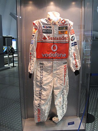 <span class="mw-page-title-main">Racing suit</span> Clothing worn in auto racing