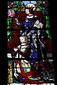 Fenster 6, Marie-Louise de Montmorency und Ludwig der Heilige