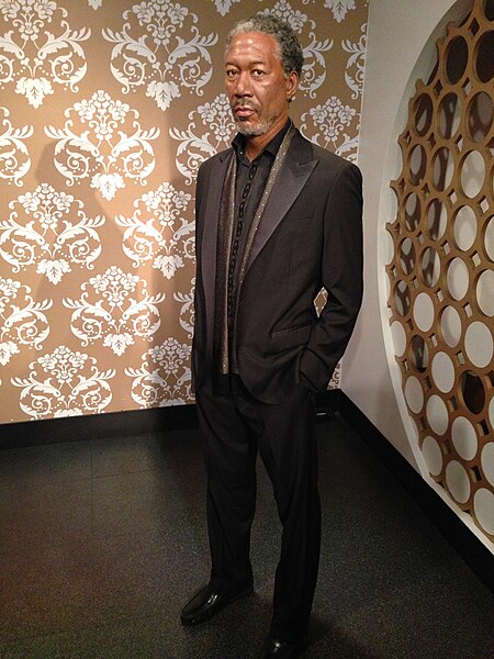 File:Morgan Freeman figure at Madame Tussauds London.jpg