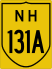 National Highway 131A marker
