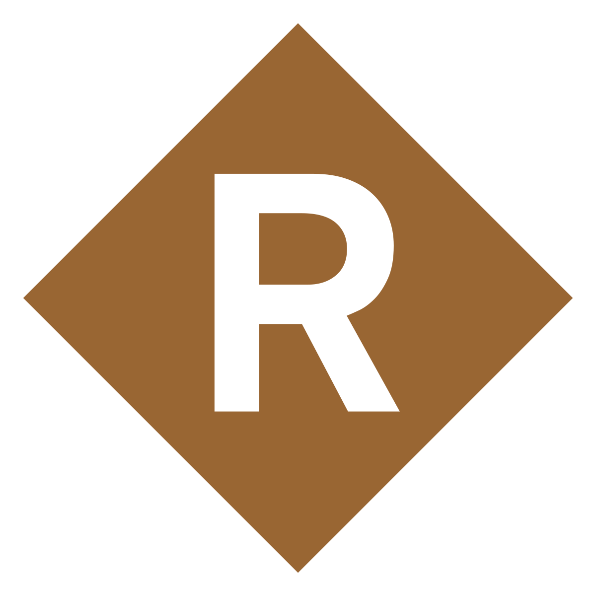 R new ru. Rabber svg Brown.