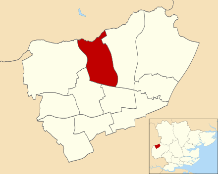 Location of Netteswell ward