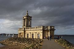 Нормантон church clouds.jpg 