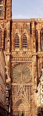 Fachada oeste de la catedral de Notre-Dame de Estrasburgo