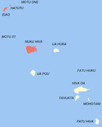 Nuku Hiva - Carte