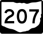 State Route 207 Markierung