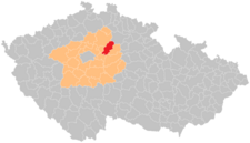 Správní obvod obce s rozšířenou působností Nymburk na mapě