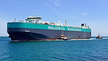 MV Oberon, eines von Wallenius Wilhelmsens Schiffen