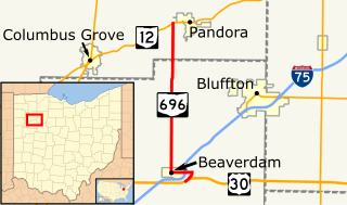 Ohio State Route 696 highway in Ohio