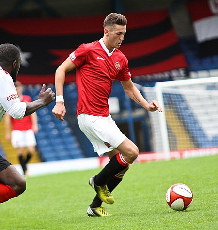 Ollie Banks playing against Stamford AFC.jpg