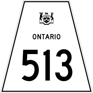 <span class="mw-page-title-main">Ontario Highway 513</span> Former Ontario provincial highway