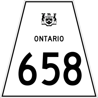 <span class="mw-page-title-main">Ontario Highway 658</span> Ontario provincial highway