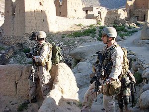 Operasional Detasemen Alpha 3336, 3 Kelompok Pasukan Khusus (Airborne) recon Shok Valley, Afghanistan, Dec. 15, 2008.jpg