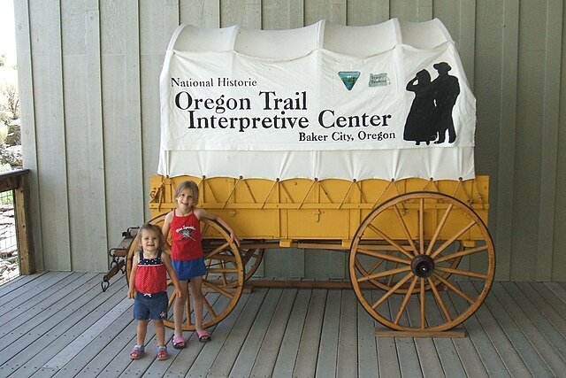 Baker City is home to the National Historic Oregon Trail Interpretive Center.