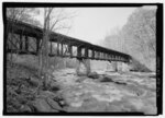Thumbnail for File:PERSPECTIVE FROM UPSTREAM - Sulphite Railroad Bridge, Former Boston and Maine Railroad (originally Tilton and Franklin Railroad) spanning Winnipesautee River, Franklin, Merrimack County, HAER NH-36-2.tif