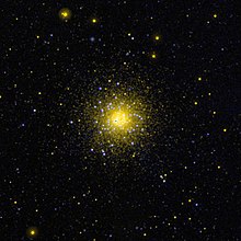 ultraviolet image of the globular cluster NGC 1851 in the southern constellation Columba. PIA07908.jpg