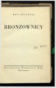 Tadeusz Boy-Żeleński Bronzownicy