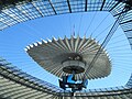 Estádio Nacional de Varsóvia, teto do tipo guarda-chuva.