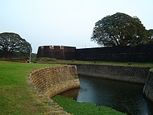 Palakkad Fort was captured and rebuilt by Mysore Sultan Hyder Ali in 1766 CE Palakkad Fort.JPG