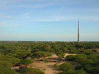 A view of the western part of Pamban island from the summit of Mt. Gandhamadana Pamban Island west MtGandhamadana.jpg