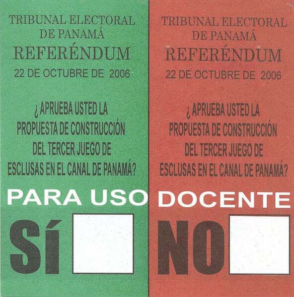 Image: Papeletareferendum 2006