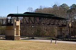 Golf cart bridge over Georgia State Route 54