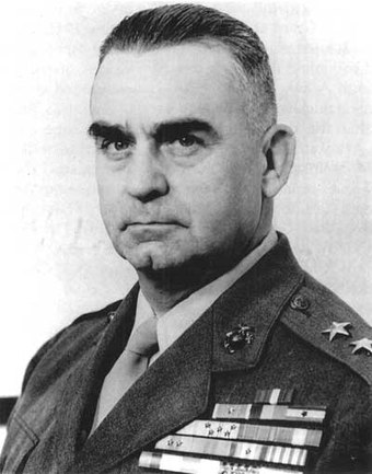 Pedro del Valle – first Hispanic to reach the rank of lieutenant general