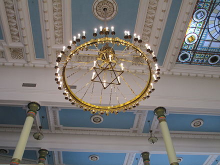 Inside the Peitav Synagogue