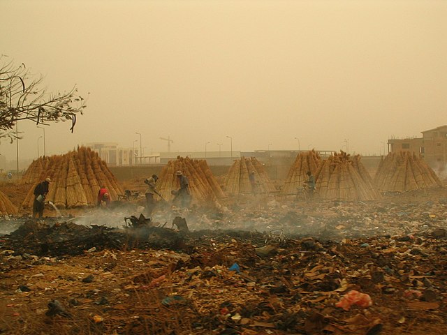 Watu huchunguza takataka Bamako