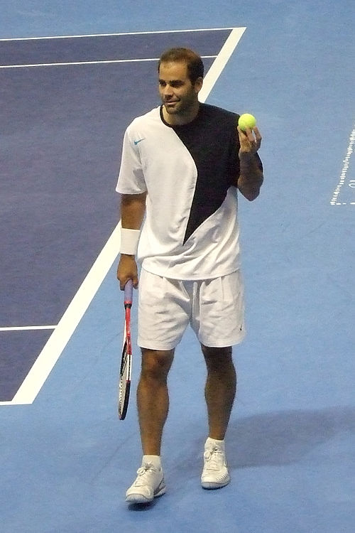 Sampras at Champions Cup Boston, in 2007