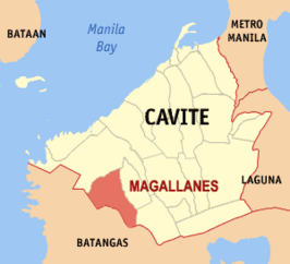 Kaart van Magallanes