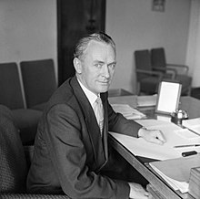 Holloway in his office,1959 Phil Holloway,1959.jpg