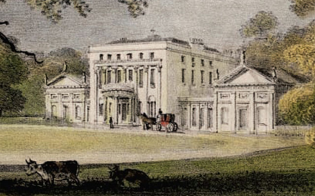 Piercefield House circa 1840 from a painting by George Eyre Brooks