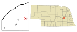 Localização de Shelby, Nebraska