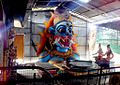 Pratyangira's shrine inside the temple.