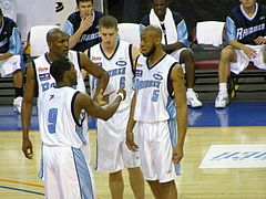 The Halifax Rainmen (pictured in 2008) chose to partake in the NBL Canada due to the poor quality of the PBL. Quebec Kebekwa at Halifax Rainmen.jpg