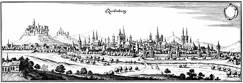 Quedlimburgo 1647, por Merian