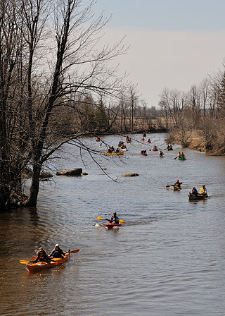 <span class="mw-page-title-main">Raisin River (Ontario)</span> River in Ontario, Canada