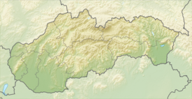 Житній острів. Карта розташування: Словаччина