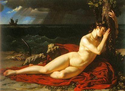 Ariane abandonnée par Thésée (1802), Châteauroux, musée-hôtel Bertrand.